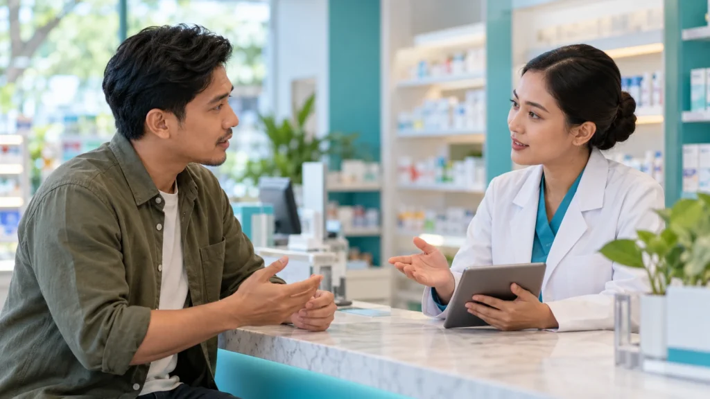 Ilustrasi langkah aman saat obat PRB belum tersedia